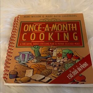 Once a Month Cooking Vintage Cookbook
